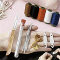 2026Stainless Steel Large Eye Sewing Needle Set, 36 Pieces | No. 5 Hand Sewing Needle Set with Case | Sharp, Rust-Resistant Steel Embroidery Needles for Cross-Stitch, Yarn, Tapestry, and Fabric Repair