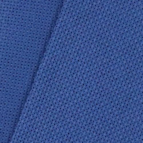KCS 12" x 59" (30cmx 149cm) 18 Count Cotton Aida Cloth Cross Stitch Fabric (Jeans Blue) - color: Jeans Blue