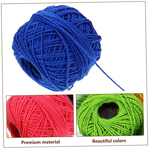 STOBOK 16 Rolls Cross Stitch Thread Crochet Thread Multi-Function Embroidery Bracelet DIY Embroidery Kit Embroideries Making Crafts Cotton Sewing Machine