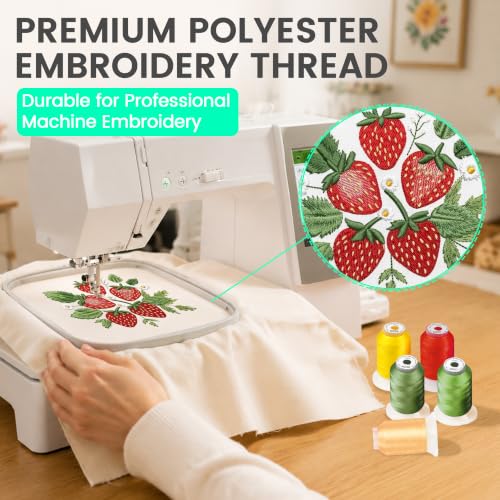 New brothread 30 Colors Polyester Embroidery Machine Thread - Assortment 2 - color: Assortment-2