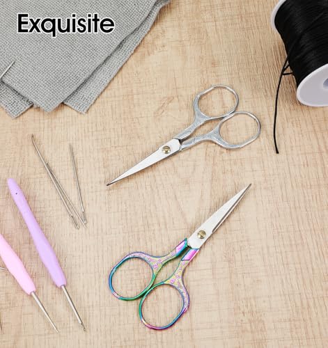 2 Pcs Crochet Scissors, Small Fabric Scissors for Crocheting