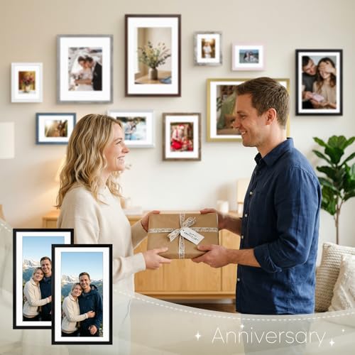 Golden State Art 14x24 Black Picture Frame Mat for 11x22 Real Glass - color: Black, size: 14x24