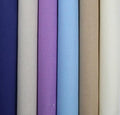 KCS 6 pc of 15" x 18" (38cmx45cm) Counted Cotton Aida Cloth Cross Stitch Fabric Rolled Box (16CT-C) - color: 16ct-c