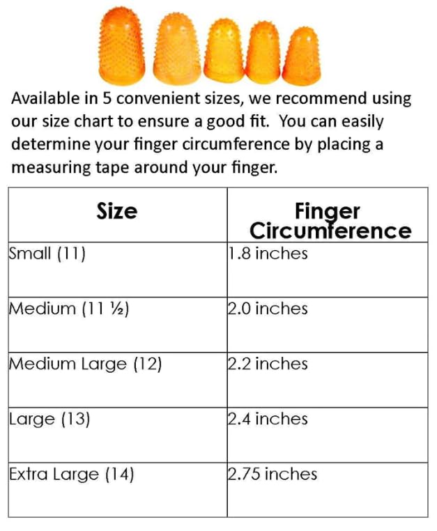 Swingline Rubber Finger Tips (Pack of 12) - size: Large (Size 13) (Pack of 12)