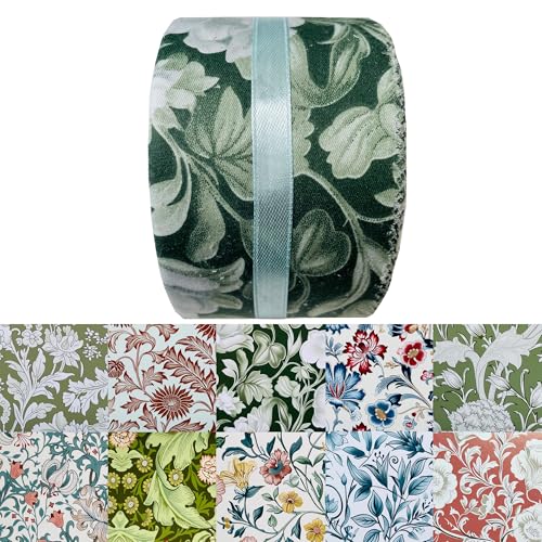 40P Cotton Jelly Roll Fabric Strips for Quilting and Sewing Morris A - color: Morris a