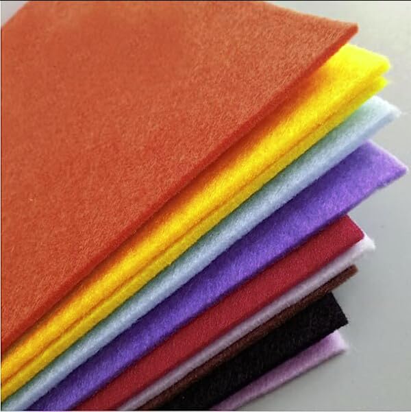 YYCRAFT Thick Stiff Felt Sheets Thick Felt 9 Inch X 12 Inch (Thickness:3.2mm) - 20 Pcs Pack, 10 Colors - color: 10 Colors