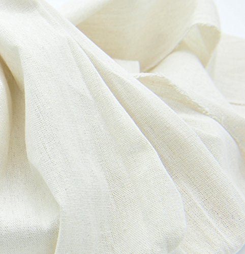 Ivory Linen Needlework Embroidery Fabric Cross Stitching Aida Cloth 62" By 1 Yard Rose Flavor - color: Ivory