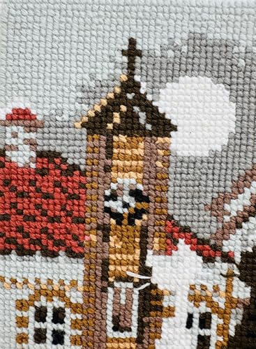 RIOLIS 611 City & Cats Spring Counted Cross Stitch Kit 5.12 x 5.12 in - style: City & Cats Spring 611