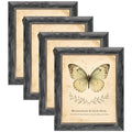 XUANLUO 8x10 Picture Frames Set of 4,Rustic Retro Photo Frame(Grey) - color: Grey-4pcs, size: 8 x 10 inch