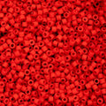 John Bead 25g Cylin Beads Red Vermillion Matte 11/0 Glass Cylindrical Seed Beads for Jewelry Bracelets Necklaces Earrings Making Embroidery - color: Opaque Red Vermillion Matte