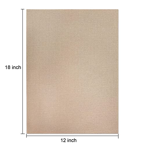 Aida Cloth 14 Count Cross Stitch Fabric Multi Colored 12×18inch