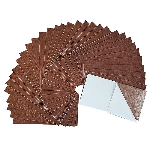 Jtnohx Self Adhesive Felt Sheets Adhesive Backed Felt Fabric Brown 4"x8" - color: Brown