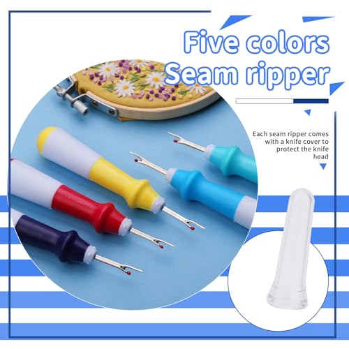 SOCNITC 65Pcs Stitch Remover Tool Kit Seam Ripper for Sewing and Embroidery - size: 65 PCS