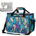 HOMEST Sewing Machine Carry Case, with Shoulder Strap and Front Pocket - color: Floral, size: Sewing Machine Bag Style 1