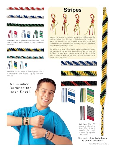 Friendship Bracelets 101: Fun to Make, Wear, and Share! (Design Originals) Step-by-Step Friendship Bracelet Patterns for Beginners, Kids, and Teens - Make Knotted Embroidery Floss Jewelry [BOOK ONLY]