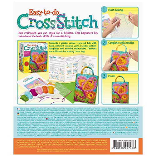 4M Cross Stitch Kit, Multicolor - style: Original