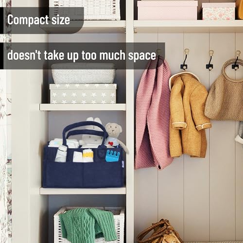 Mr. Pen- Baby Diaper Caddy Organizer, Navy Blue - color: Navy Blue, size: 1 Pack, Regular