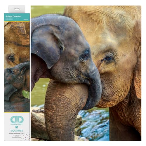 DIAMOND DOTZ Baby's Comfort Diamond Painting Kit for Adults with Gems