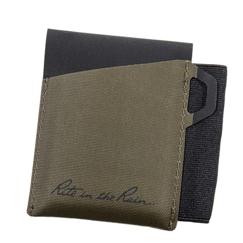 Rite in the Rain Monsoon On-the-Go Wallet, 3 3/8” x 3 ¾”, TPU fabric, Pen Holder (No. C971) - style: Wallet Only