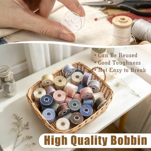 72 Pcs Pre-Wound Bobbins Sewing Thread 72 Colors (Morandi) - color: Morandi