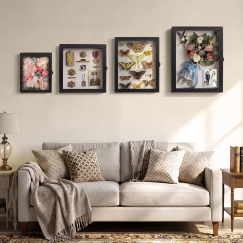 TJ.MOREE Extra Large Shadow Box 16x20 Display Case Picture Frame Black - color: Black, size: 16x20
