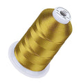 Simthread 5000M 40WT Polyester Embroidery Thread, S033 - color: GoldenGreenS033