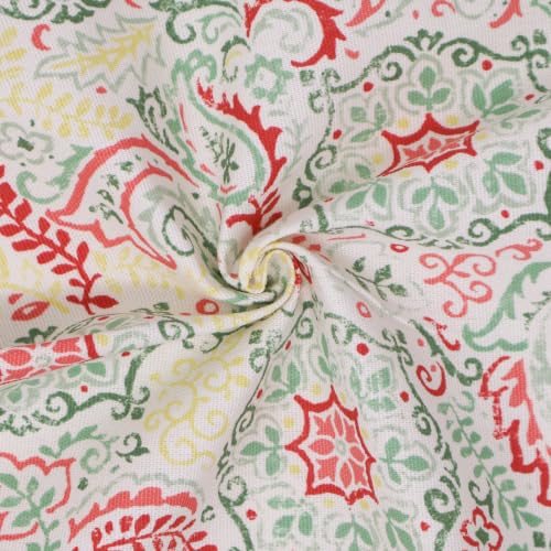 Stitch & Sparkle, Cotton Duck 45" Disks Color Sewing Fabric by The Yard, CottonDisks Coral - color: Cottondisks Coral, size: Cut by the yard