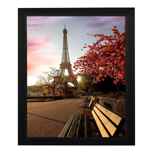 10x12 Photo Frame Gallery Picture frame with 8x10 mat,Freestanding and Wall Mountable,Black - color: Black, size: 10x12