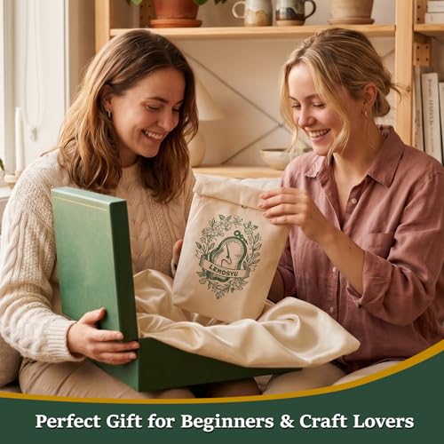 Lemosyu Embroidery Stitch Book Kit for Beginners with 44 Practice Pages