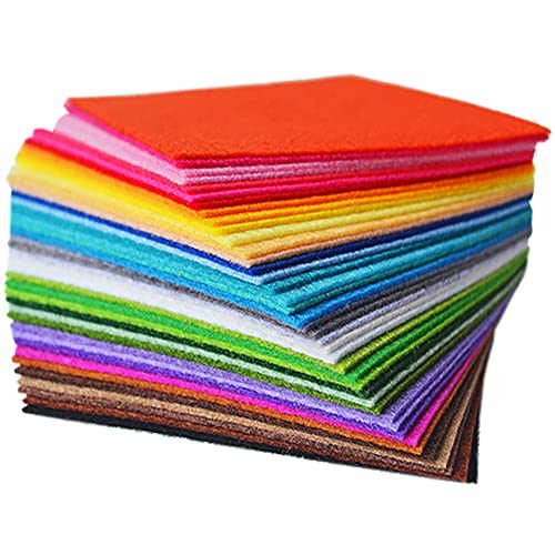 Felt Sheets, 40 Pcs 12 X 12 inches (30 X 30cm) 1mm Thick Soft Felt Fabric Sheet, DIY Craft Sewing Pre-Cut Quilt Squares, Premium Colorful Hard Fabric Sheets for Handmade Crafting& DIY Projects. - color: M-3