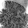 4000 Pcs Metallic Silver Glass Bugle Beads, 2 x 7 mm Embroidery Beads, Small Long Tube Seed Beads for Embroidery Craft Jewelry Making - color: Metallic Silver