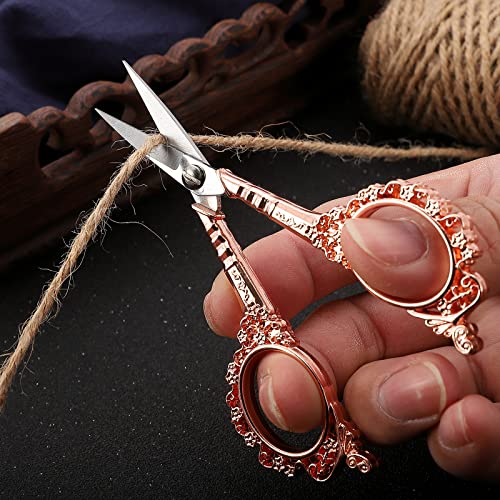 Sewing Embroidery Scissors, Little Crochet Shears - color: Rose Gold
