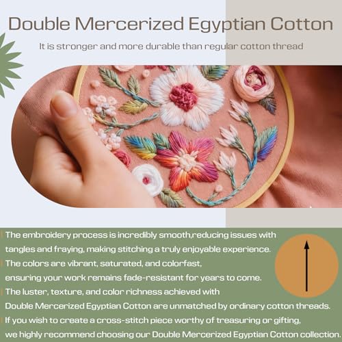 12 Skeins Variegated Mercerized Egyptian Cotton Gradient Color for Embroidery Floss Cross Stitch Threads Friendship Bracelets Floss Craft Floss (12 Colors Set C) - color: 12 colors set C