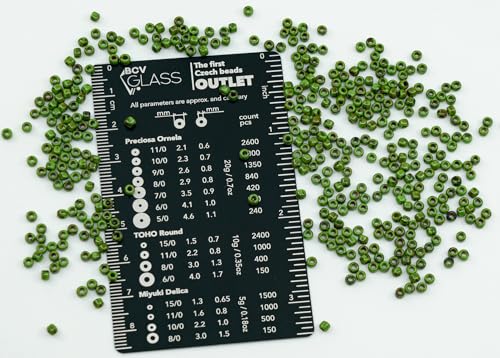 10g TOHO Seed Beads 8/0, Small Japan rocailles, #47+T Mint Green Picasso Hybrid - color: 47+T - 8/0