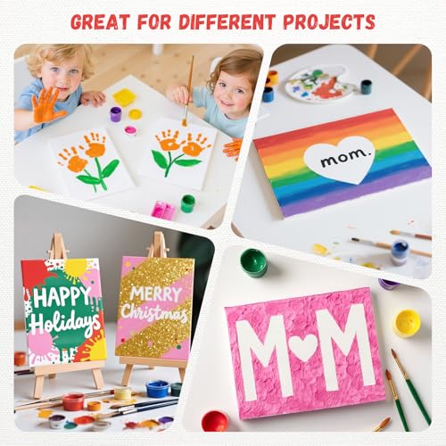 Simetufy 12 Pack 9 x 12 inch Canvas Boards for Painting Canvas Panels - size: 9"x12"
