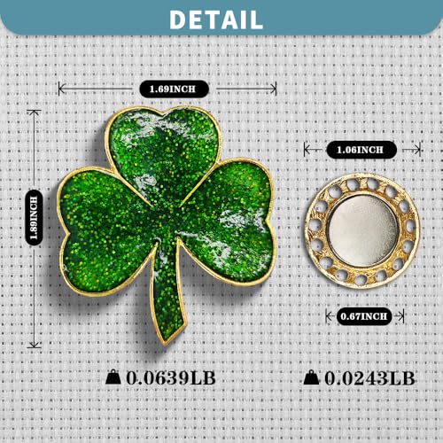 Magnetic Needle Minder Magnet Embroidery Accessories and Supplies Embroidery Needle Holder Cross Stitch Holder Needlework Supplies (Cardinal) (Shamrock) - size: Shamrock
