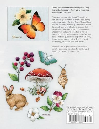 Trish Burr’s Nature Embroidery Transfers: 75 iron-on designs