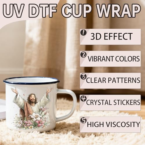 32 PCS Easter UV DTF Cup Wrap Stickers - style: Easter