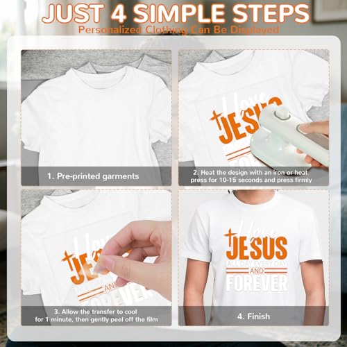 25Pcs Christian Dtf Transfers Ready to Press Faith-Based Sayings Iron on Transfers for Tshirts Easter Christian Transfer Vinyl Stickers for Clothing Pillows Bag DIY Crafts - color: Christian