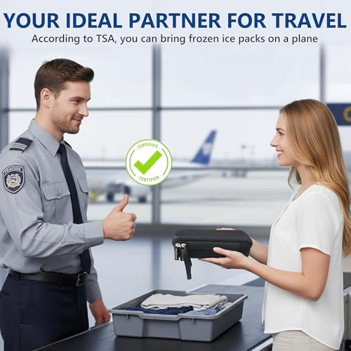 Medineed Custom-Fit Travel Case for 2 Zepbound Pen, TSA Approved - color: Black-Small