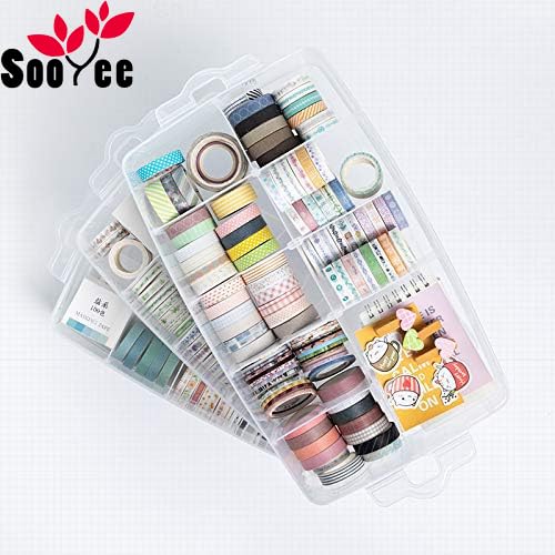 Sooyee 3-Layer Things & Crafts Storage Box, Large - color: Clear, size: 3 Tier