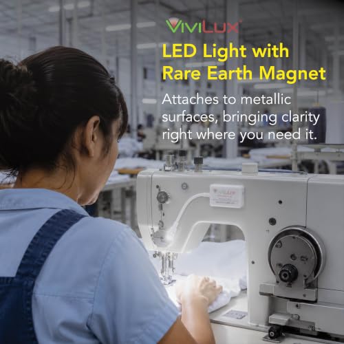 ViviLux Cordless LED Sewing Machine Light, 1200 Lumen, Magnetic Mount - size: Standard (Magnet)