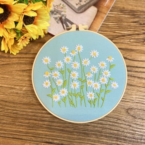 Beginner Embroidery Kit for Adults and Kids with Step by Step Instructions