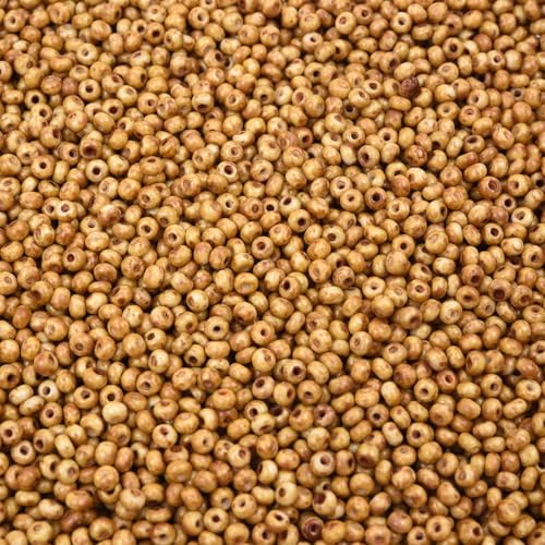 8/0 3mm Tiny Yellow Glass Seed Beads for Jewelry Making Japanese Round rocailles DIY Craft Approx.1600Pcs - color: Yellow, size: 3mm 8/0