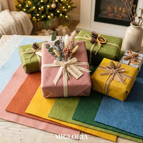 Large Felt Fabric Sheet 36 x 36 Inch, 1.6mm Thick (Heather Grey) - color: Heather Grey