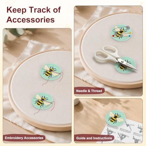 YUOROS Needle Minder Magnet for Embroidery - color: Bee
