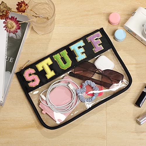 DYSHAYEN Clear Snacks Bag for Travel - color: Black-Stuff