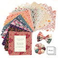 5" Fabric Squares, Charm Pack Fabric for Quilting, Pre-Cut Quilting Squares - color: Spring Bouquet