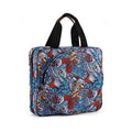 Multifunctional Embroidery Supplies Storage Tote Bag, Large-Capacity Embroidery Project Storage Bag - color: Vector Flower Square