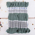 12 Skeins ThreadArt Cotton Embroidery Floss, Antique Grey - color: Antique Grey